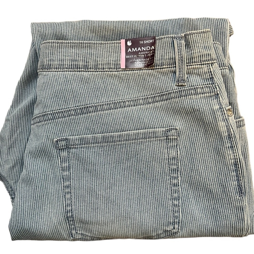 Gloria Vanderbilt Classic Rise Tapered Leg Heritage Fit Amanda Jeans Size 16S